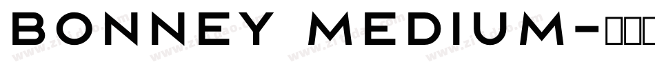 Bonney Medium字体转换